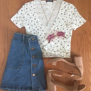 Pink lens sunglasses